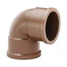Cotovelo Joelho 3/4 90 Soldável 40mm Marrom Pvc Oferta