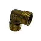 Cotovelo Joelho 90 Latão Rosca Macho 1/2x1/2 BSP