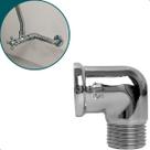 Cotovelo Joelho Roscável Curva 90 Graus Macho Fêmea Rosca Conexão Metal Cromado Latão Hidraulica ½ Polegada Ponto de Água BSP Cotovelo Joelho Roscável Curva 90 Graus Macho Fêmea Rosca Conexão Metal Cromado Latão Hidraulica ½ Polegada Ponto de Água BSP