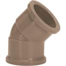 Cotovelo Marrom Amanco Liso/Liso 45''X 40Mm 10277/11644 - Kit C/10