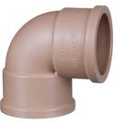 Cotovelo Marrom Krona Liso Liso 40Mm X 90 427 - Kit C/10