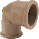 Cotovelo Marrom Krona Liso Liso Reducao 25X20 433 - Kit C/20 Cotovelo Marrom Krona Liso Liso Reducao 25X20 433 - Kit C/20