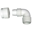 Cotovelo masculino de plástico Flair-It, tamanho 0,5" Cotovelo masculino de plástico Flair-It, tamanho 0,5"