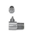 Cotovelo Metal Rosca 1/4" Saída Mangueira 1/4"