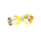 Cotovelo Para Gás Tubo Multicamada Prensar 20mm X 3/4 Macho