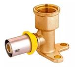 Cotovelo Para Tubo Multicamada 16mm X 1/2 Fêmea Com Flange