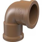 Cotovelo Tigre PVC Liso Liso 2 X 90 Marrom Cotovelo Tigre PVC Liso Liso 2 X 90 Marrom