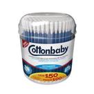 Cottonbaby Azul Hastes Flexíveis Pote C/150