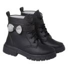 Coturno 3 em 1 Beakid Bota Infantil Menina Preto