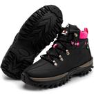 Coturno Adventure Feminino Preto Resistente Confortável