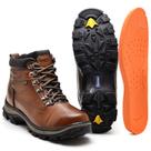 Coturno Adventure Masculino Castor Couro Legítimo Ranster 5100 Confort