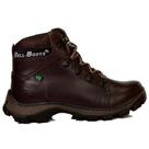 Coturno Adventure Masculino Couro Cadarço Trilha Caminhada
