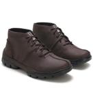 Coturno Adventure Masculino Couro Confortável Casual Leve