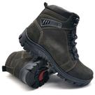 Coturno Adventure Masculino Couro Sola Tratorada Conforto