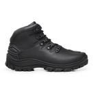 Coturno Adventure Militar Couro Confortável Bota Unissex Cano Baixo Macia Leve