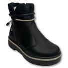 Coturno Bloompy Feminino Bebe 9804B Preto