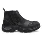 Coturno Bota Adventure Couro legitimo Palmilha em gel