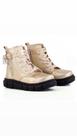 Coturno Bota Infantil Feminina WorldColors Music Colors Dourado