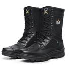 Coturno Bota Militar Tatico Cano Alto Cadarço Solado Borracha Palmilha EVA Resistente Confortavel