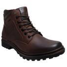 Coturno Casual Masculino Com Ajuste Sola Tratorada em Couro Free Way Wrangle1