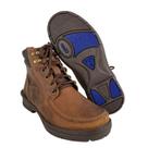 Coturno Country Unissex Original Classic Edge Marrom Couro Legítimo Solado Antiderrapante
