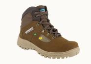 Coturno de Segurança Ecosafety Adventure Couro Nobuck com CA