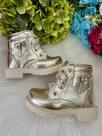 Coturno Dourado - Bota Doce Pe Lili para Meninas