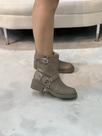 Coturno Feminino Biker Emili Marrom claro Coturno Feminino Biker Emili Marrom claro