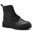 Coturno Feminino Bota Cano Médio Zíper Conforto Moderno