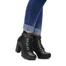 Coturno Feminino Bota Plataforma Detalhe em Fivela Coturno Feminino Bota Plataforma Detalhe em Fivela