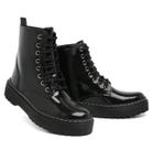 Coturno Feminino Bota Tratorada Blogueira Cano Alto Coturno Feminino Bota Tratorada Blogueira Cano Alto