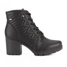 Coturno Feminino Dakota Salto Bloco Alto Cano Curto G9602