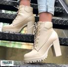Coturno feminino off white Moleca Original