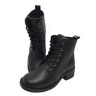 Coturno Feminino Preto Miss Shoes