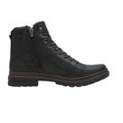 Coturno freeway masculino em couro casual absolutx 7103 preto