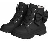 Coturno Infantil Bota Menina Laço Fashion Moda Feminina