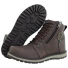 Coturno Masculino Branco Com Ziper Modelo Novo Crshoes 9013