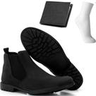 Coturno Masculino Casual Botina Masculina Chelsea + carteira e meia