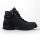 Coturno Masculino Casual Cano Médio com Zíper Lateral