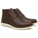 Coturno Masculino Casual Couro Conforto Cano Curto Bico Redondo Coturno Masculino Casual Couro Conforto Cano Curto Bico Redondo