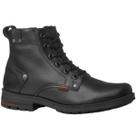 Coturno Masculino Casual em Couro Bico Redondo Amortech Pegada 181305