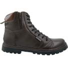 Coturno Masculino Casual Rústico em Couro Dia a Dia Passeio Trabalho Mega Boots 6016