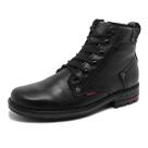 Coturno Masculino Confortavel Couro Solado Tratorado Pegada