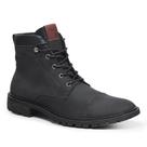Coturno Masculino Couro Confortável Casual Moderno