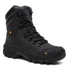 Coturno Masculino Couro Legítimo Cano Longo Militar Biqueira PVC Com C.A Coturno Masculino Couro Legítimo Cano Longo Militar Biqueira PVC Com C.A