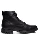 Coturno Masculino Pegada Stretch Couro Amortech Preto