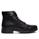 Coturno Masculino Pegada Stretch Couro Amortech Preto