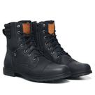 Coturno Masculino Zíper Lateral Amarração Couro Solado de Borracha Mod.8500 Coturno Masculino Zíper Lateral Amarração Couro Solado de Borracha Mod.8500
