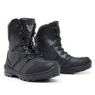 Coturno Militar Masculino Couro Acero Cano Alto Resistente