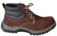 Coturno oliveira ref 401 em nobuck